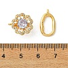 SHEGRACE Bras Micro Pave Clear Cubic Zirconia Fold Ovar Clasps XGRQ5F031-807GB-3