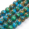 Synthetic Turquoise Beads Strands X-TURQ-G832-04-8mm-1