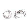 Tarnish Resistant 201 Stainless Steel Huggie Hoop Earrings EJEW-L256-05B-P-3