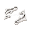 316 Surgical Stainless Steel Charms STAS-Q314-17P-2