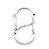 304 Stainless Steel S-Hook Clasps STAS-C024-02D-P-2