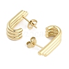 Left and Right 304 Stainless Steel Stud Earrings for Women EJEW-L283-094G-2