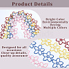 Flower Polyester Lace Trim Ribbon OCOR-WH20003-03A-03-6
