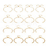 16Pcs 4 Style Adjustable 304 Stainless Steel Chain Link Bracelets Making AJEW-TA0001-24-11