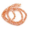 Imitation Jade Glass Beads Strands GLAA-P058-02A-08-2