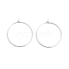 Brass Hoop Earring Findings LS-KK-R112-038E-1