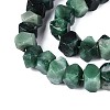 Natural Fuchsite Beads Strands G-N327-05-30-3