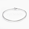 Tarnish Resistant 304 Stainless Steel Rolo Chain Bracelets BJEW-P239-02B-1