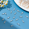 60Pcs Natural Cultured Freshwater Pearl Connector Charms PALLOY-ME00014-5