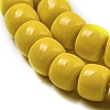 Opaque Glass Beads Strands GLAA-NH0002-B08-4