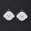 Transparent Acrylic Pendants TACR-G038-03B-2