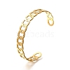 304 Stainless Steel Open Cuff Bangles for Women BJEW-Z083-02G-06-4