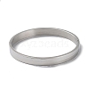 Non-Tarnish 304 Stainless Steel Plain Bangle BJEW-F464-11P-1