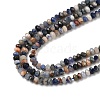 Natural Sodalite Beads Strands G-G189-C02-02-4