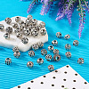 66pcs 11 style Tibetan Style Alloy European Beads FIND-TA0001-98-5