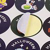 Halloween Theme Plastic Stickers STIC-C009-01G-3
