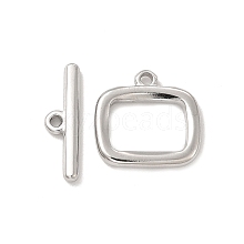 Non-Tarnish 304 Stainless Steel Toggle Clasps STAS-F290-02P