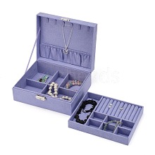 Velvet & Wood Jewelry Boxes VBOX-I001-02B