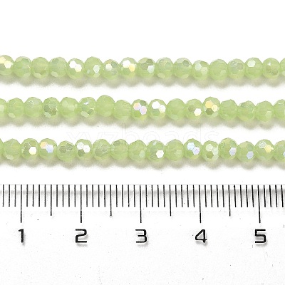 Imitation Jade Glass Beads Stands EGLA-A035-J3mm-B01-1