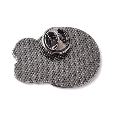Spaceman with Moon Enamel Pin JEWB-P008-B02-1