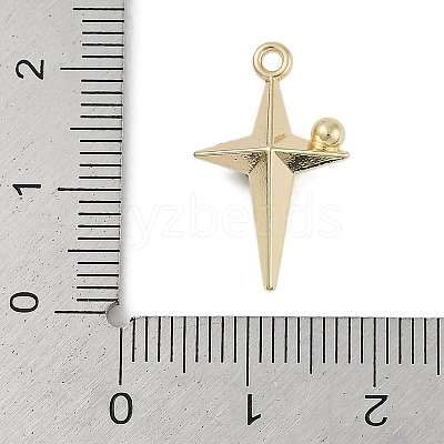 Golden Alloy Pendants PALLOY-U003-09G-09-1