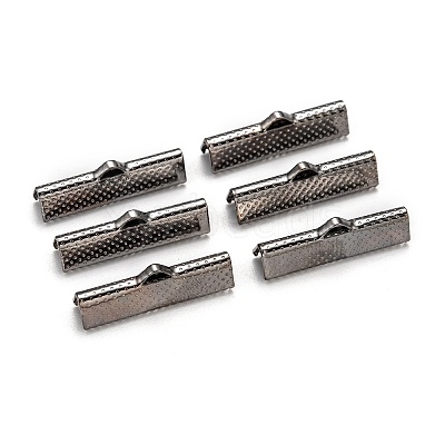 Iron Ribbon Crimp Ends LS-X-E182Y-B-1