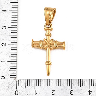 304 Stainless Steel Pendants Ion Plating(IP) STAS-C164-01A-G-1