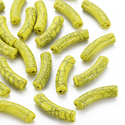 Opaque Crackle Acrylic Beads LS-MACR-S372-002N-001-1