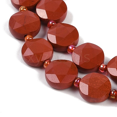 Natural Red Jasper Beads Strands G-C116-A66-01-1
