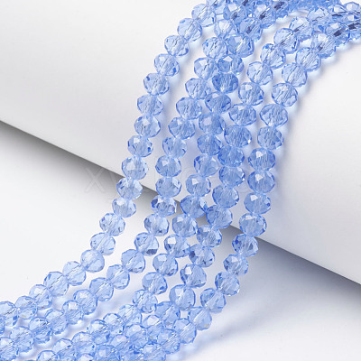 Glass Beads Strands EGLA-A034-T10mm-D14-1