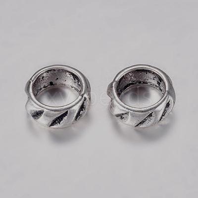 Tibetan Style Alloy Bead PALLOY-E446-16AS-1