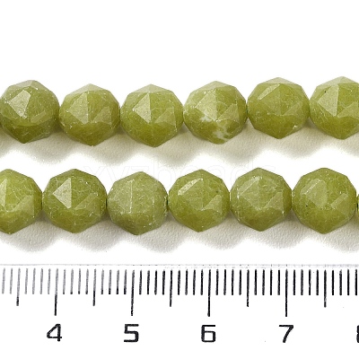 Natural Olive Jade Beads Strands G-NH0021-A17-01-1