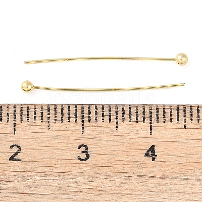Brass Ball Head Pins KK-N254-49C-G-1