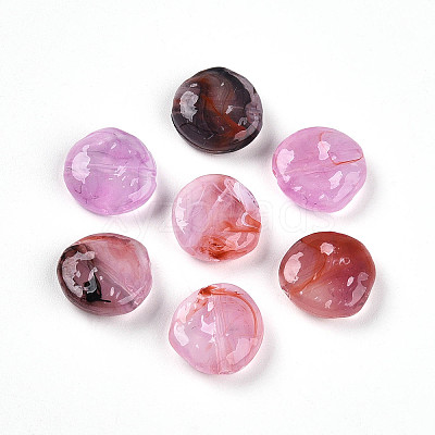 Transparent Acrylic Beads TACR-T028-41D-1