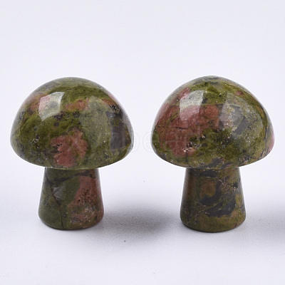 Natural Unakite GuaSha Stone G-N0325-02L-1