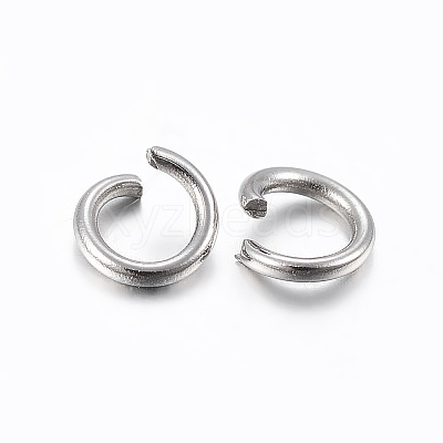 Tarnish Resistant 304 Stainless Steel Open Jump Rings LS-STAS-H437-4x0.8mm-1