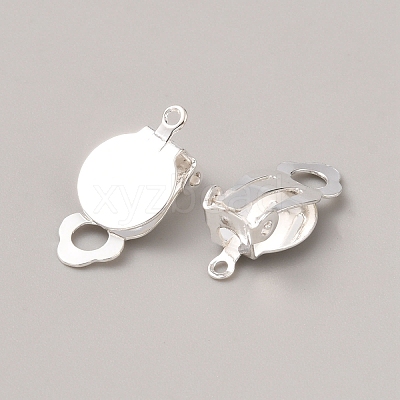 Iron Clip-on Earring Finding FIND-WH0152-540S-1