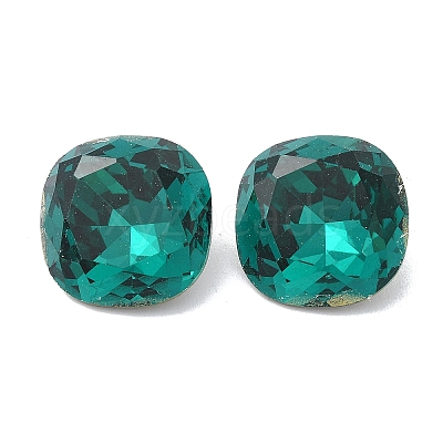 Faceted Glass Rhinestone Cabochons GGLA-C032-02B-1