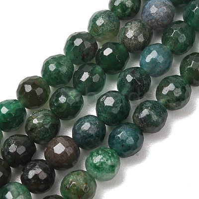 Natural Fuchsite Beads Strands GG-CBADA9D-A01-6mm-1