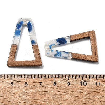 Resin and Walnut Pendants FIND-R051-03B-1