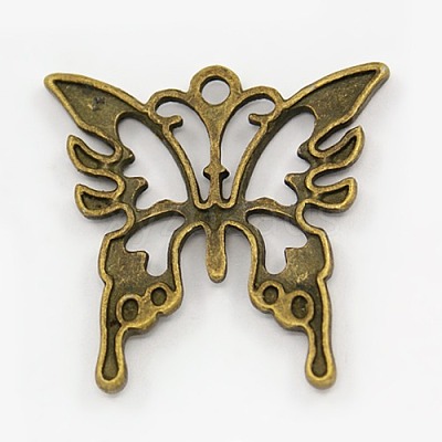 Tibetan Style Alloy Pendants X-TIBEP-A8788-AB-FF-1