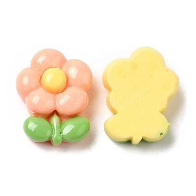 Cartoon Opaque Resin Cabochons RESI-C039-03E-1