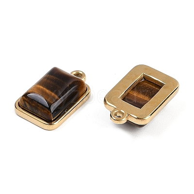 Natural Tiger Eye Pendants STAS-K291-04G-04-1