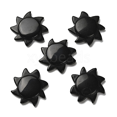 Natural Obsidian Cabochons G-Q190-01G-1