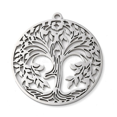 Non-Tarnish 304 Stainless Steel Pendants STAS-R116-08P-1