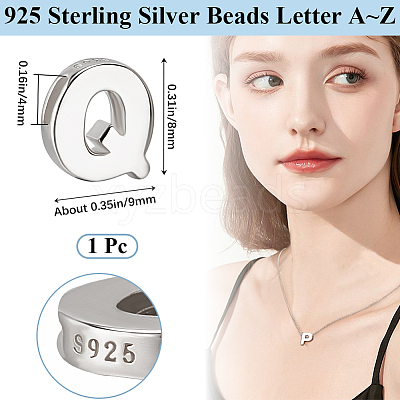 Sterling Silver Beads STER-WH20005-02Q-1