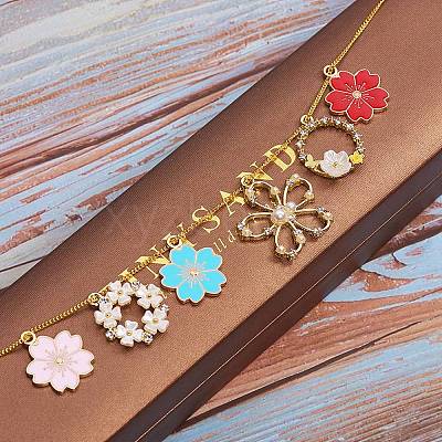 Alloy Enamel Pendants ENAM-SZ0001-09LG-1