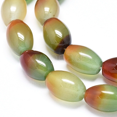 Natural Peacock Agate Beads Strands G-D0005-08-1