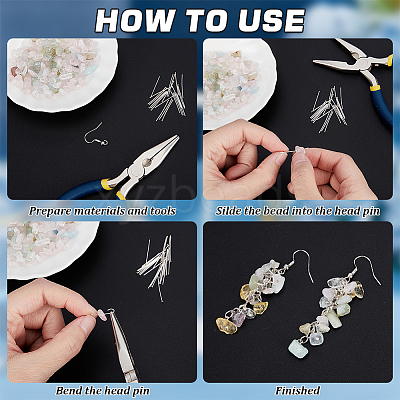 60Pcs 925 Sterling Silver Flat Head Pins STER-BC0002-17B-1