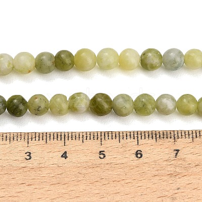 Natural Chinese Jade Southern Jade Beads Strands G-Z158-A01-6mm-1